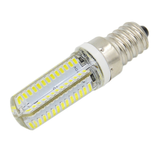 E14 5W 400LM 104 LED SMD 3014 Silicone Corn Light Bulb, AC 220V (White Light) by buy2fix
