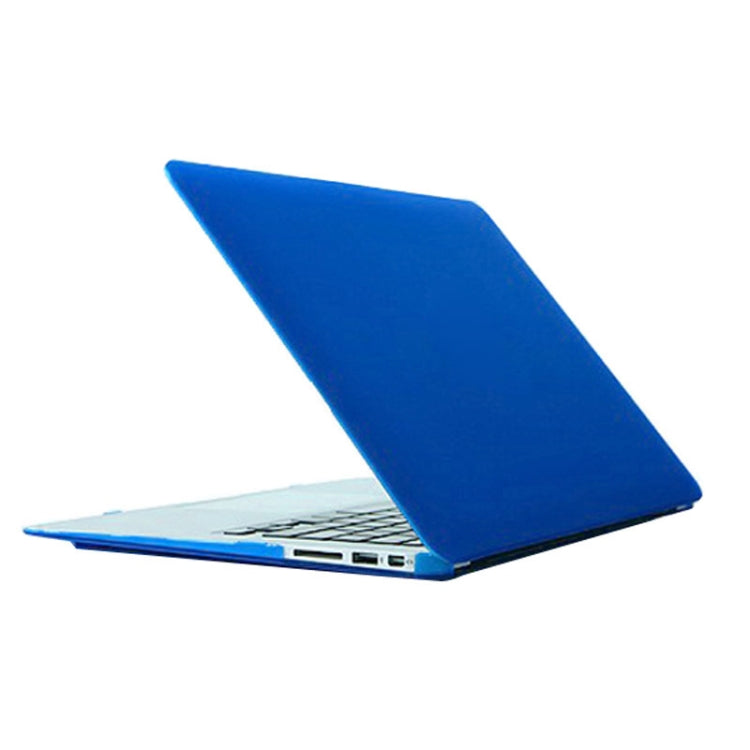 For MacBook Air 13.3 inch A1466 2012-2017 / A1369 2010-2012 Laptop Frosted Hard Plastic Protective Case(Blue) - MacBook Air Cases by buy2fix | Online Shopping UK | buy2fix