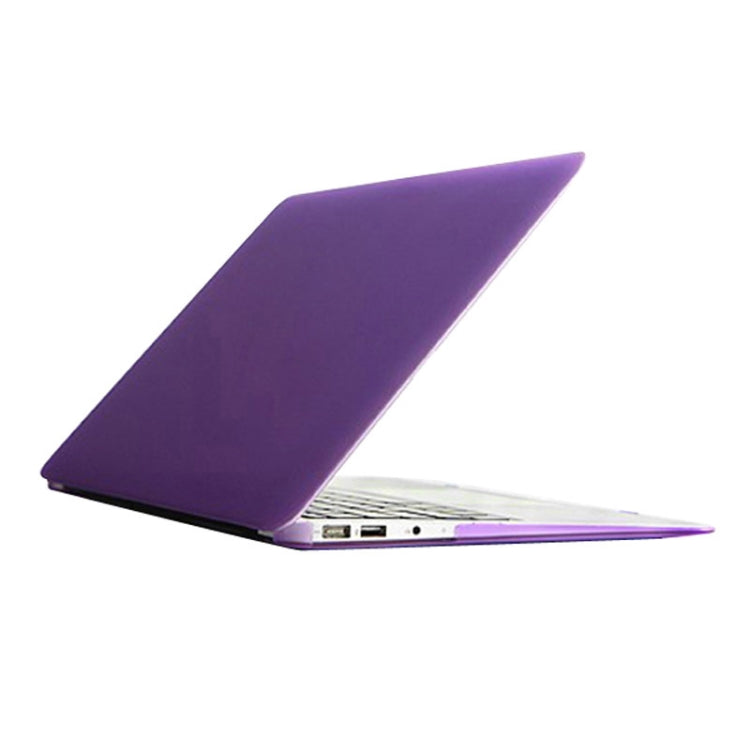 For Macbook Air 11.6 inch Frosted Hard Plastic Protection Case(Purple) - MacBook Air Cases by buy2fix | Online Shopping UK | buy2fix