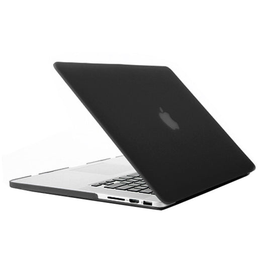 Frosted Hard Protective Case for Macbook Pro Retina 15.4 inch A1398(Black) by buy2fix