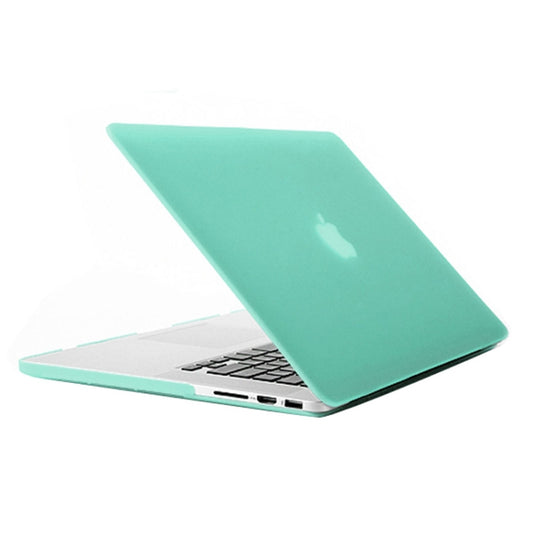 Frosted Hard Protective Case for Macbook Pro Retina 15.4 inch A1398(Green) by buy2fix
