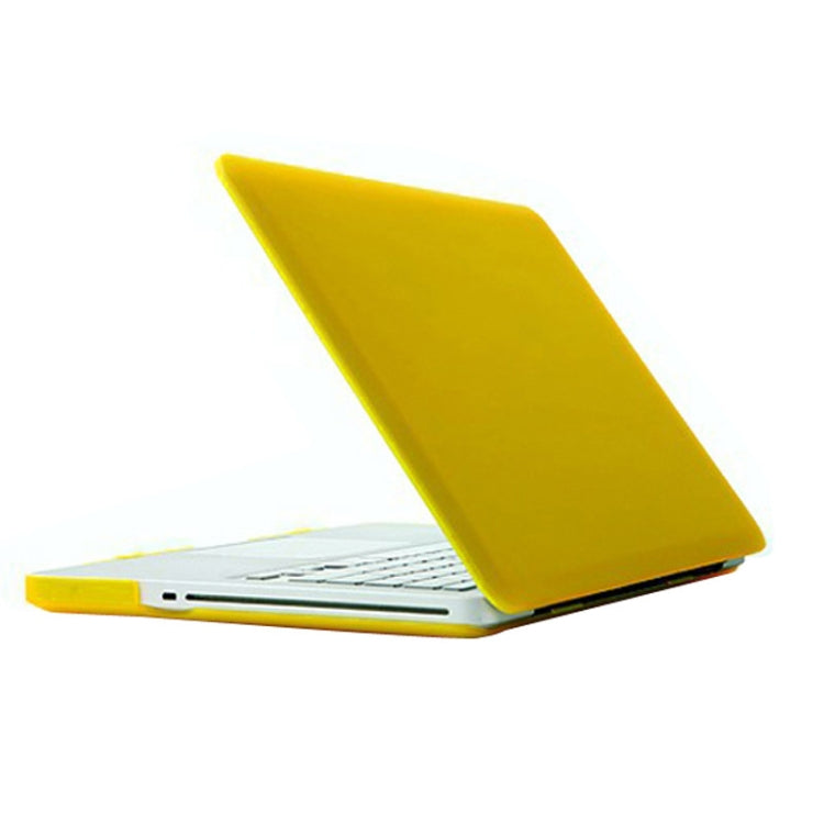 Frosted Hard Protective Case for Macbook Pro 15.4 inch  (A1286)(Yellow) - MacBook Pro Cases by buy2fix | Online Shopping UK | buy2fix