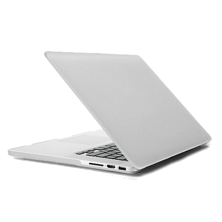 ENKAY for MacBook Pro Retina 13.3 inch (US Version) / A1425 / A1502 4 in 1 Frosted Hard Shell Plastic Protective Case with Screen Protector & Keyboard Guard & Anti-dust Plugs(White) - MacBook Pro Cases by ENKAY | Online Shopping UK | buy2fix