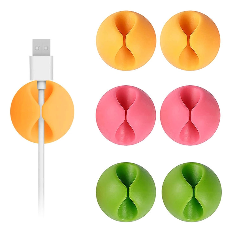 6 x Multipurpose Cable Clips Cable Drop Organizer by buy2fix