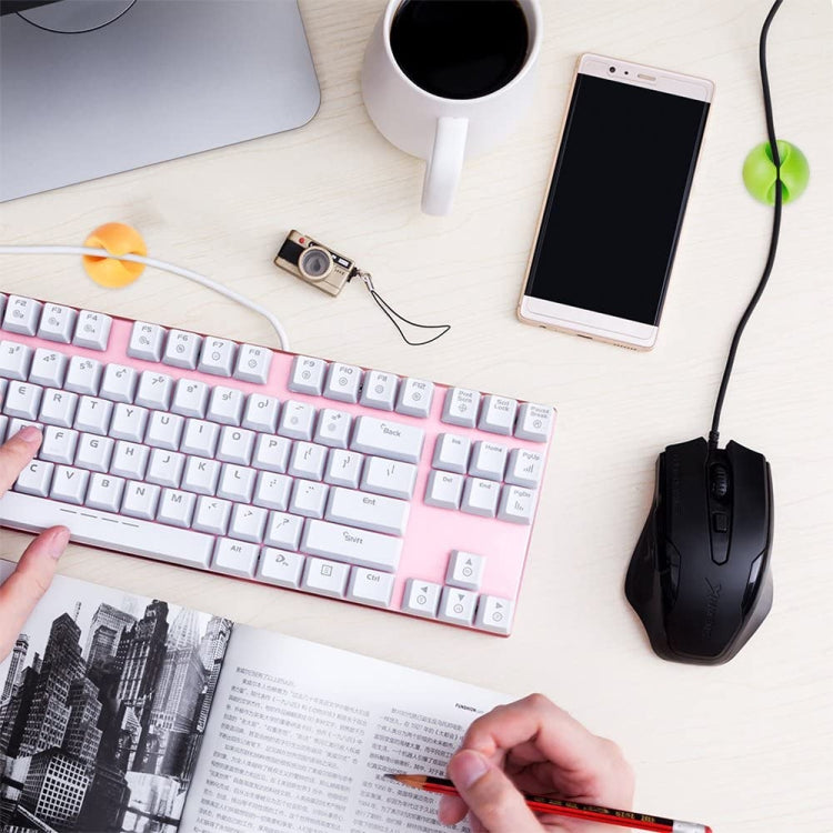 6 x Multipurpose Cable Clips Cable Drop Organizer by buy2fix