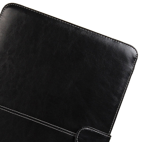 Notebook Leather Case with Snap Fastener for 13.3 inch MacBook Pro Retina(Black) - MacBook Pro Cases by buy2fix | Online Shopping UK | buy2fix