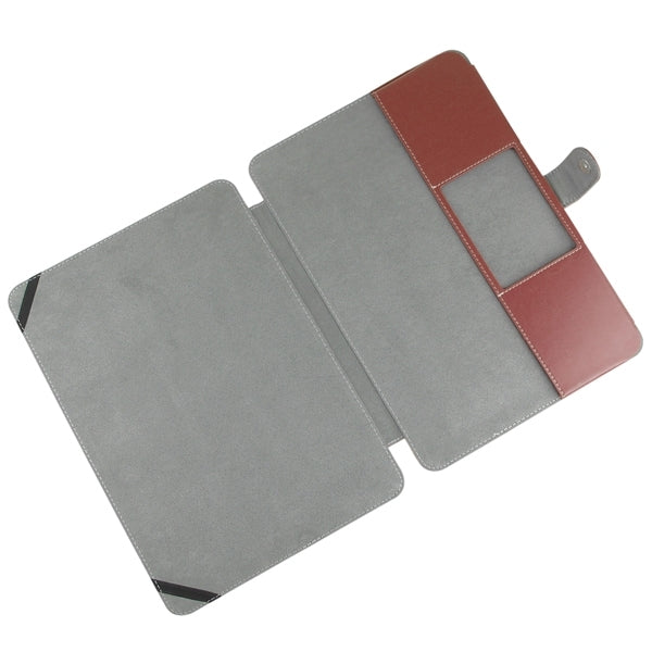 Notebook Leather Case with Snap Fastener for 13.3 inch MacBook Pro Retina(Brown) - MacBook Pro Cases by buy2fix | Online Shopping UK | buy2fix