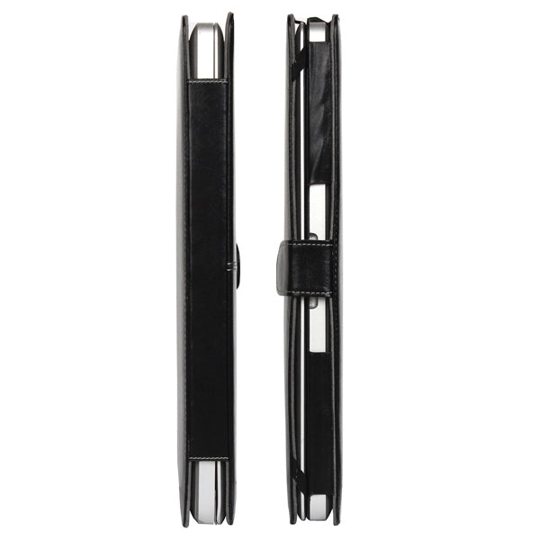 Notebook Leather Case with Snap Fastener for 15.4 inch MacBook Pro(Black) - MacBook Pro Cases by buy2fix | Online Shopping UK | buy2fix