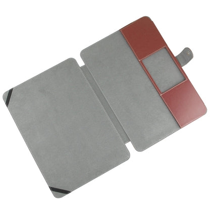 Notebook Leather Case with Snap Fastener for 15.4 inch MacBook Pro Retina(Brown) - MacBook Pro Cases by buy2fix | Online Shopping UK | buy2fix