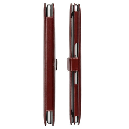 Notebook Leather Case with Snap Fastener for 15.4 inch MacBook Pro Retina(Brown) - MacBook Pro Cases by buy2fix | Online Shopping UK | buy2fix
