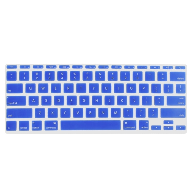 ENKAY for MacBook Air 11.6 inch (US Version) / A1370 / A1465 4 in 1 Crystal Hard Shell Plastic Protective Case with Screen Protector & Keyboard Guard & Anti-dust Plugs(Dark Blue) - MacBook Air Cases by ENKAY | Online Shopping UK | buy2fix