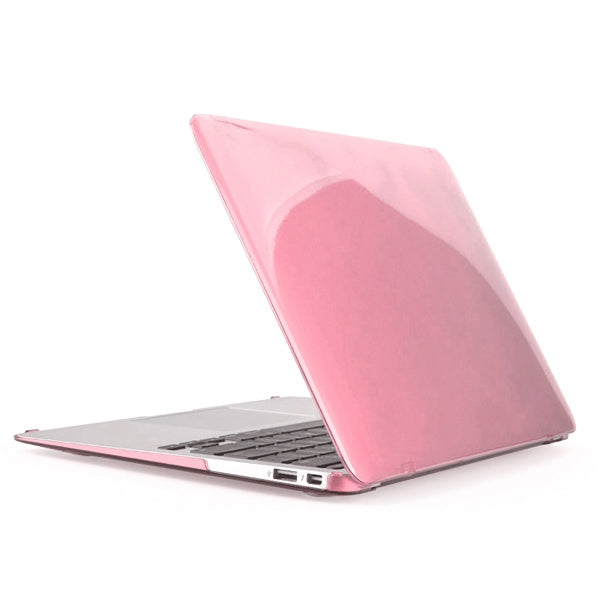 ENKAY for MacBook Air 11.6 inch (US Version) / A1370 / A1465 4 in 1 Crystal Hard Shell Plastic Protective Case with Screen Protector & Keyboard Guard & Anti-dust Plugs(Pink) - MacBook Air Cases by ENKAY | Online Shopping UK | buy2fix