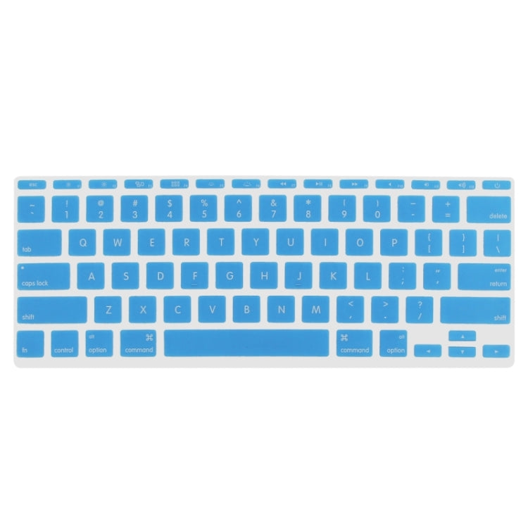 ENKAY for MacBook Air 11.6 inch (US Version) / A1370 / A1465 4 in 1 Crystal Hard Shell Plastic Protective Case with Screen Protector & Keyboard Guard & Anti-dust Plugs(Blue) - MacBook Air Cases by ENKAY | Online Shopping UK | buy2fix