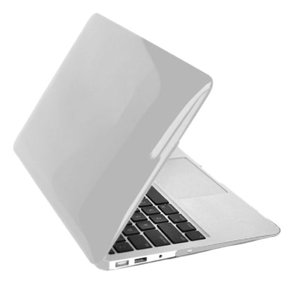 ENKAY for MacBook Air 13.3 inch (US Version) / A1369 / A1466 4 in 1 Crystal Hard Shell Plastic Protective Case with Screen Protector & Keyboard Guard & Anti-dust Plugs(White) - MacBook Air Cases by ENKAY | Online Shopping UK | buy2fix