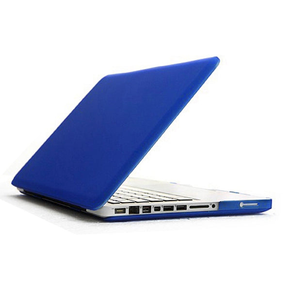 ENKAY for MacBook Pro 13.3 inch (US Version) / A1278 4 in 1 Frosted Hard Shell Plastic Protective Case with Screen Protector & Keyboard Guard & Anti-dust Plugs(Dark Blue) - MacBook Pro Cases by ENKAY | Online Shopping UK | buy2fix