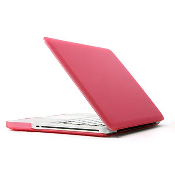 ENKAY for MacBook Pro 13.3 inch (US Version) / A1278 4 in 1 Frosted Hard Shell Plastic Protective Case with Screen Protector & Keyboard Guard & Anti-dust Plugs(Pink) - MacBook Pro Cases by ENKAY | Online Shopping UK | buy2fix