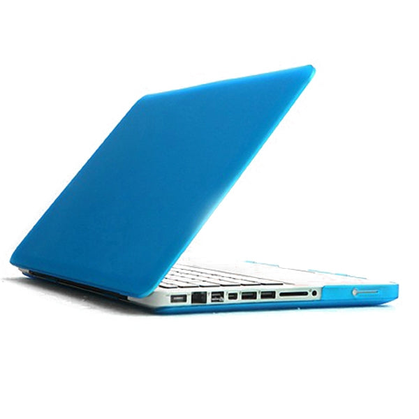 ENKAY for MacBook Pro 13.3 inch (US Version) / A1278 4 in 1 Frosted Hard Shell Plastic Protective Case with Screen Protector & Keyboard Guard & Anti-dust Plugs(Blue) - MacBook Pro Cases by ENKAY | Online Shopping UK | buy2fix