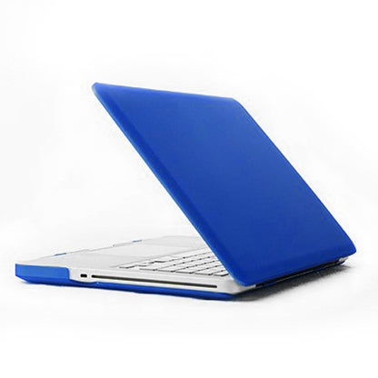 ENKAY for MacBook Pro 15.4 inch (US Version) / A1286 4 in 1 Frosted Hard Shell Plastic Protective Case with Screen Protector & Keyboard Guard & Anti-dust Plugs(Dark Blue) - MacBook Pro Cases by ENKAY | Online Shopping UK | buy2fix