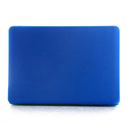 ENKAY for MacBook Pro 15.4 inch (US Version) / A1286 4 in 1 Frosted Hard Shell Plastic Protective Case with Screen Protector & Keyboard Guard & Anti-dust Plugs(Dark Blue) - MacBook Pro Cases by ENKAY | Online Shopping UK | buy2fix