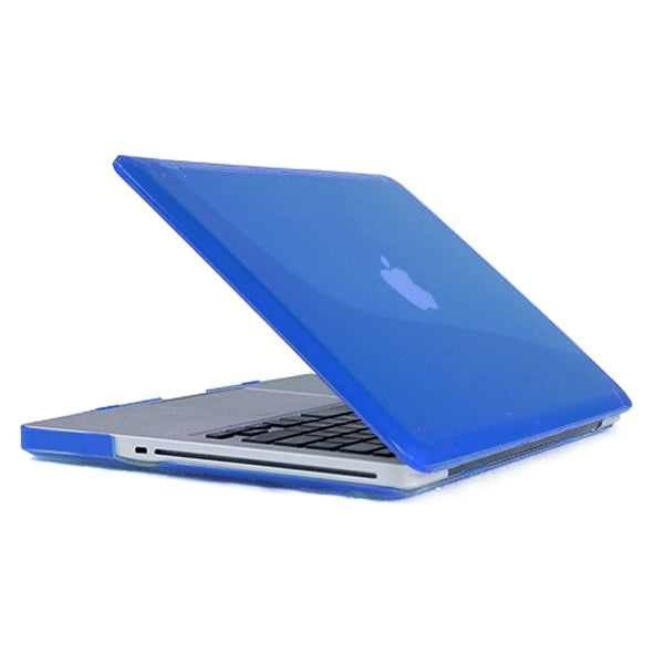 ENKAY for MacBook Pro 13.3 inch (US Version) / A1278 4 in 1 Crystal Hard Shell Plastic Protective Case with Screen Protector & Keyboard Guard & Anti-dust Plugs(Dark Blue) - MacBook Pro Cases by ENKAY | Online Shopping UK | buy2fix