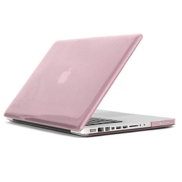 ENKAY for MacBook Pro 13.3 inch (US Version) / A1278 4 in 1 Crystal Hard Shell Plastic Protective Case with Screen Protector & Keyboard Guard & Anti-dust Plugs(Pink) - MacBook Pro Cases by ENKAY | Online Shopping UK | buy2fix