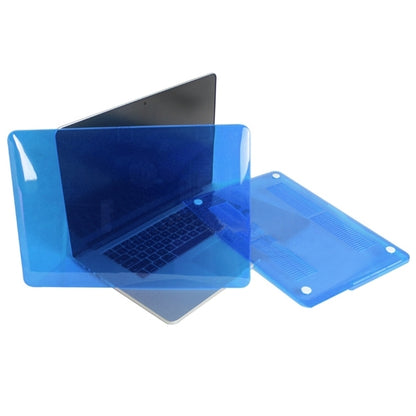 ENKAY for MacBook Pro Retina 13.3 inch (US Version) / A1425 / A1502 4 in 1 Crystal Hard Shell Plastic Protective Case with Screen Protector & Keyboard Guard & Anti-dust Plugs(Dark Blue) - MacBook Pro Cases by ENKAY | Online Shopping UK | buy2fix