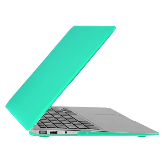 ENKAY for Macbook Air 13.3 inch (US Version) / A1369 / A1466 Hat-Prince 3 in 1 Frosted Hard Shell Plastic Protective Case with Keyboard Guard & Port Dust Plug(Green) by ENKAY