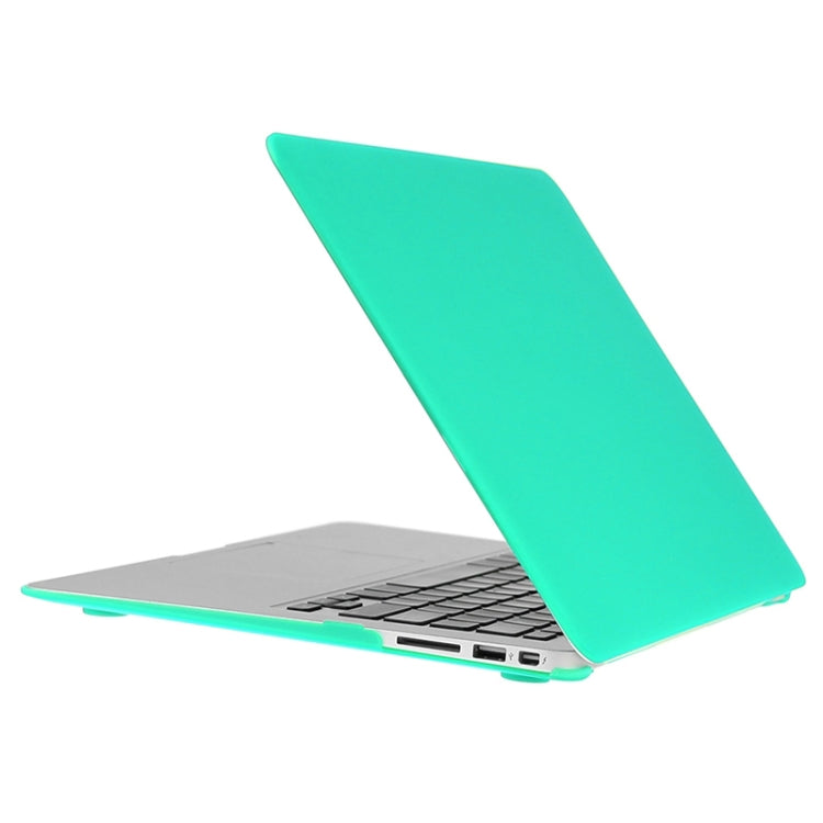 ENKAY for Macbook Air 13.3 inch (US Version) / A1369 / A1466 Hat-Prince 3 in 1 Frosted Hard Shell Plastic Protective Case with Keyboard Guard & Port Dust Plug(Green) - MacBook Air Cases by ENKAY | Online Shopping UK | buy2fix