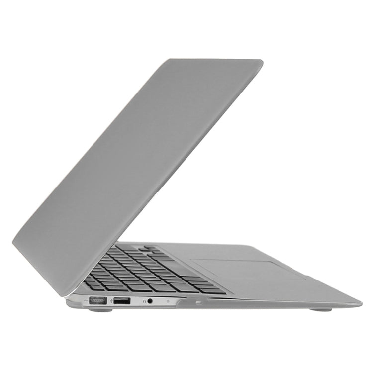 ENKAY for Macbook Air 13.3 inch (US Version) / A1369 / A1466 Hat-Prince 3 in 1 Frosted Hard Shell Plastic Protective Case with Keyboard Guard & Port Dust Plug(Silver) - MacBook Air Cases by ENKAY | Online Shopping UK | buy2fix