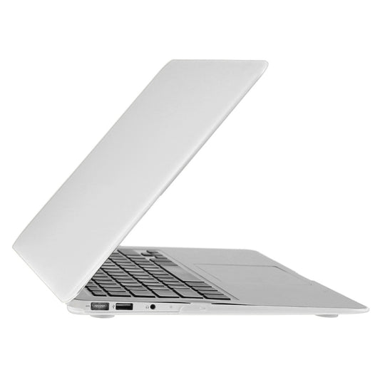 ENKAY for Macbook Air 13.3 inch (US Version) / A1369 / A1466 Hat-Prince 3 in 1 Frosted Hard Shell Plastic Protective Case with Keyboard Guard & Port Dust Plug(White) by ENKAY