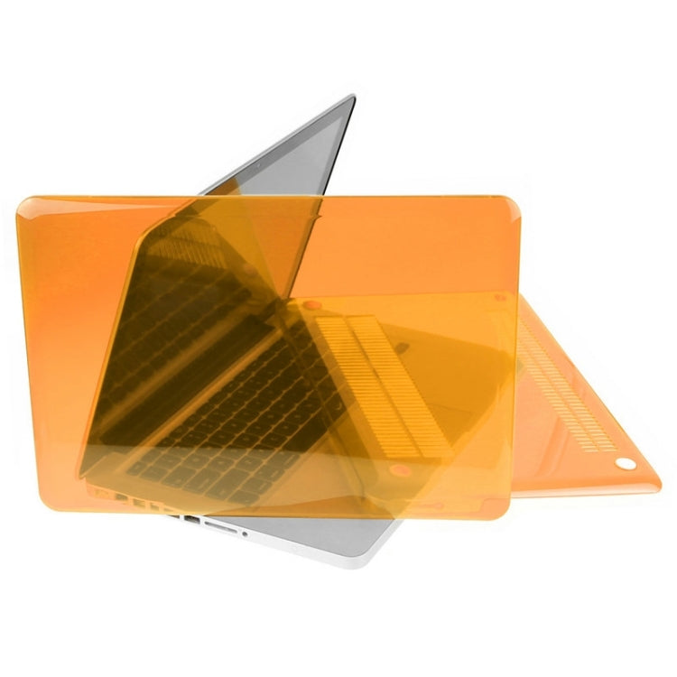 ENKAY for Macbook Pro 13.3 inch (US Version) / A1278 Hat-Prince 3 in 1 Crystal Hard Shell Plastic Protective Case with Keyboard Guard & Port Dust Plug(Orange) - MacBook Pro Cases by ENKAY | Online Shopping UK | buy2fix