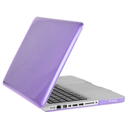 ENKAY for Macbook Pro 13.3 inch (US Version) / A1278 Hat-Prince 3 in 1 Crystal Hard Shell Plastic Protective Case with Keyboard Guard & Port Dust Plug(Purple) by ENKAY