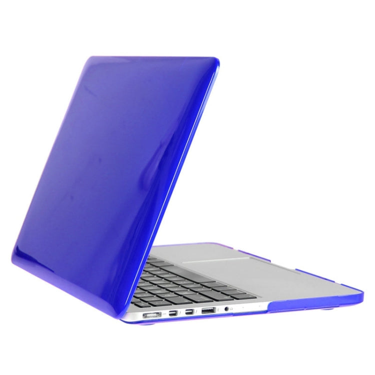 ENKAY for Macbook Pro Retina 13.3 inch (US Version) / A1425 / A1502 Hat-Prince 3 in 1 Crystal Hard Shell Plastic Protective Case with Keyboard Guard & Port Dust Plug(Dark Blue) - MacBook Pro Cases by ENKAY | Online Shopping UK | buy2fix