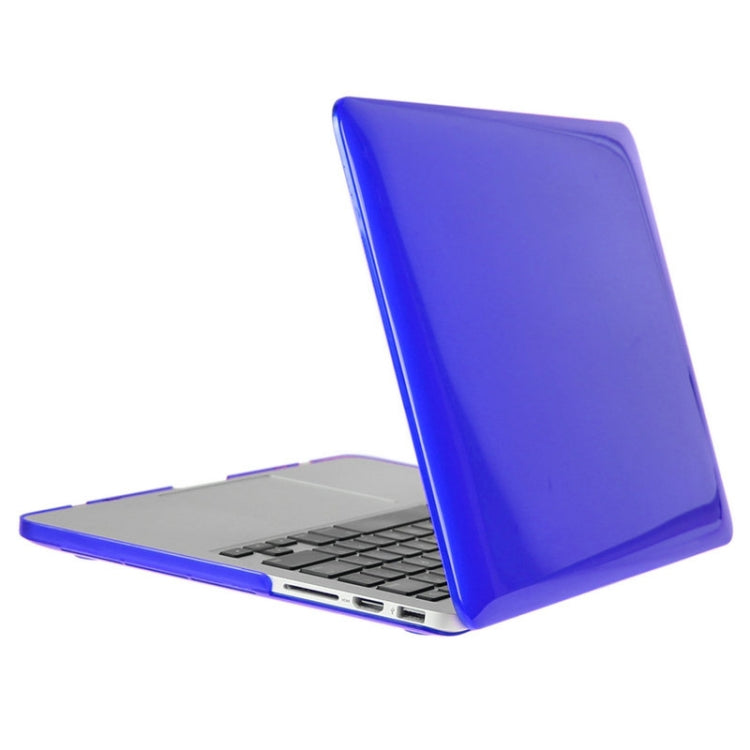 ENKAY for Macbook Pro Retina 13.3 inch (US Version) / A1425 / A1502 Hat-Prince 3 in 1 Crystal Hard Shell Plastic Protective Case with Keyboard Guard & Port Dust Plug(Dark Blue) - MacBook Pro Cases by ENKAY | Online Shopping UK | buy2fix