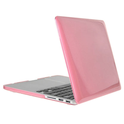 ENKAY for Macbook Pro Retina 13.3 inch (US Version) / A1425 / A1502 Hat-Prince 3 in 1 Crystal Hard Shell Plastic Protective Case with Keyboard Guard & Port Dust Plug(Pink) - MacBook Pro Cases by ENKAY | Online Shopping UK | buy2fix