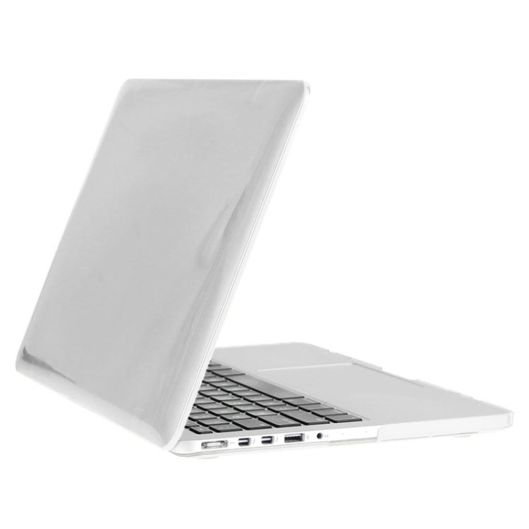 ENKAY for Macbook Pro Retina 13.3 inch (US Version) / A1425 / A1502 Hat-Prince 3 in 1 Crystal Hard Shell Plastic Protective Case with Keyboard Guard & Port Dust Plug(White) - MacBook Pro Cases by ENKAY | Online Shopping UK | buy2fix