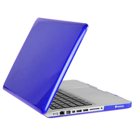 ENKAY for Macbook Pro 15.4 inch (US Version) / A1286 Hat-Prince 3 in 1 Crystal Hard Shell Plastic Protective Case with Keyboard Guard & Port Dust Plug(Dark Blue) by ENKAY