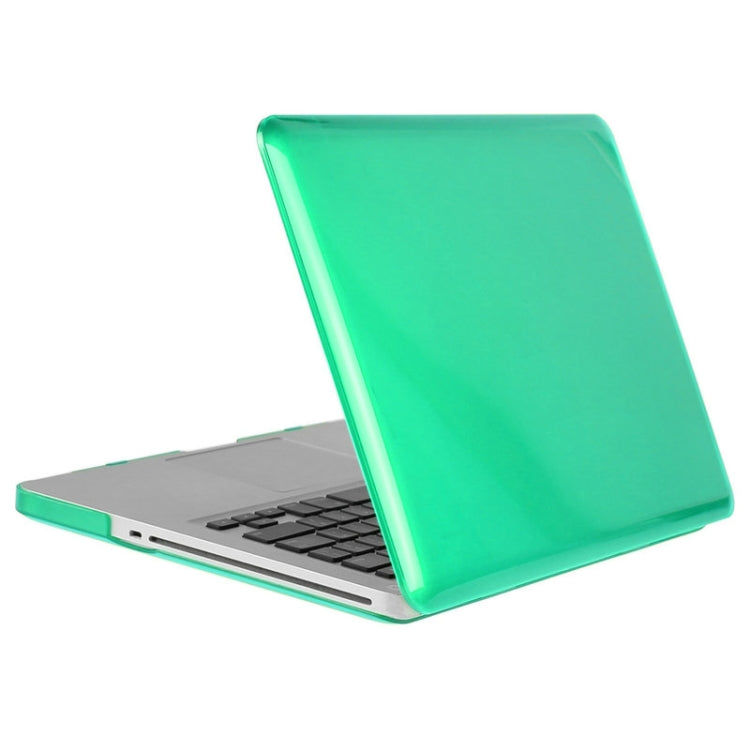 ENKAY for Macbook Pro 15.4 inch (US Version) / A1286 Hat-Prince 3 in 1 Crystal Hard Shell Plastic Protective Case with Keyboard Guard & Port Dust Plug(Green) - MacBook Pro Cases by ENKAY | Online Shopping UK | buy2fix