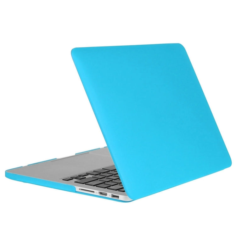 ENKAY for Macbook Pro Retina 13.3 inch (US Version) / A1425 / A1502 Hat-Prince 3 in 1 Frosted Hard Shell Plastic Protective Case with Keyboard Guard & Port Dust Plug(Blue) - MacBook Pro Cases by ENKAY | Online Shopping UK | buy2fix