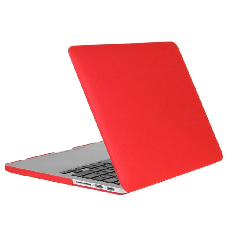 ENKAY for Macbook Pro Retina 13.3 inch (US Version) / A1425 / A1502 Hat-Prince 3 in 1 Frosted Hard Shell Plastic Protective Case with Keyboard Guard & Port Dust Plug(Red) - MacBook Pro Cases by ENKAY | Online Shopping UK | buy2fix