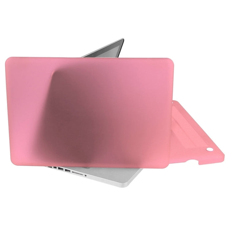 ENKAY for Macbook Pro 15.4 inch (US Version) / A1286 Hat-Prince 3 in 1 Frosted Hard Shell Plastic Protective Case with Keyboard Guard & Port Dust Plug(Pink) - MacBook Pro Cases by ENKAY | Online Shopping UK | buy2fix