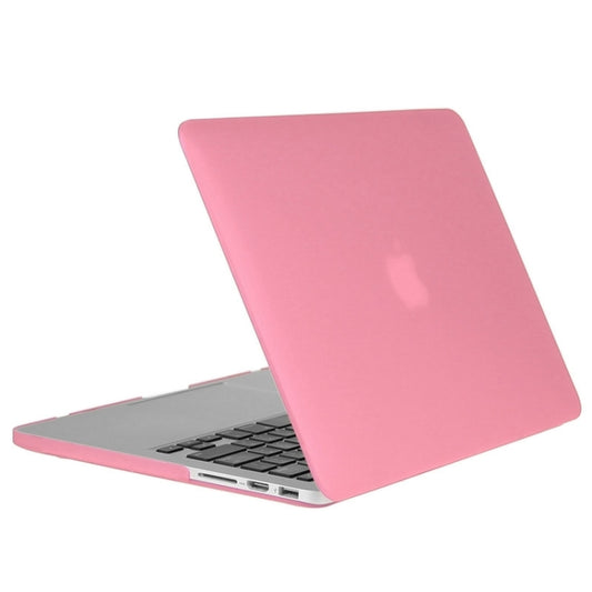 ENKAY for Macbook Pro Retina 15.4 inch (US Version) / A1398 Hat-Prince 3 in 1 Frosted Hard Shell Plastic Protective Case with Keyboard Guard & Port Dust Plug(Pink) by ENKAY