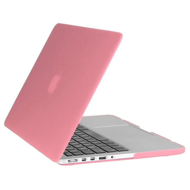 ENKAY for Macbook Pro Retina 15.4 inch (US Version) / A1398 Hat-Prince 3 in 1 Frosted Hard Shell Plastic Protective Case with Keyboard Guard & Port Dust Plug(Pink) - MacBook Pro Cases by ENKAY | Online Shopping UK | buy2fix