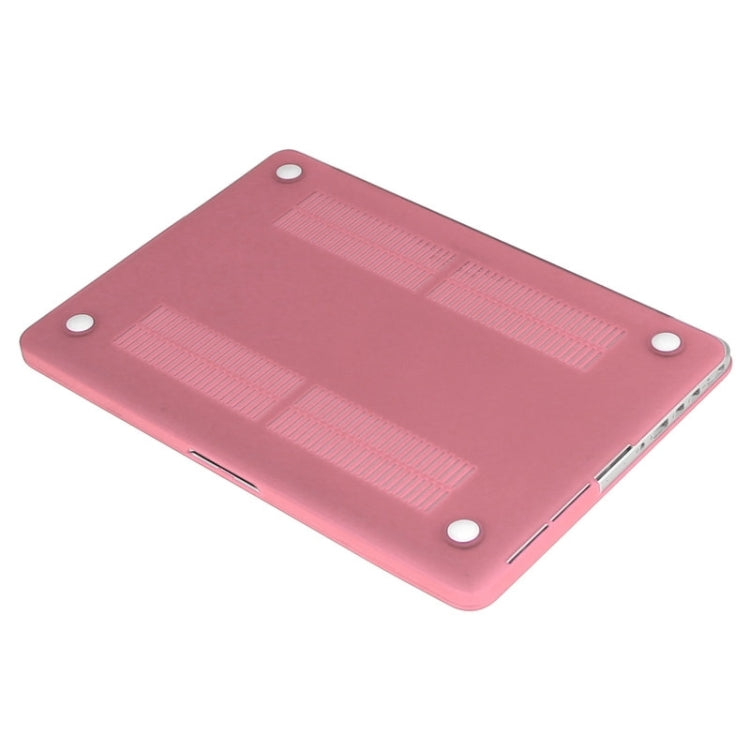 ENKAY for Macbook Pro Retina 15.4 inch (US Version) / A1398 Hat-Prince 3 in 1 Frosted Hard Shell Plastic Protective Case with Keyboard Guard & Port Dust Plug(Pink) - MacBook Pro Cases by ENKAY | Online Shopping UK | buy2fix