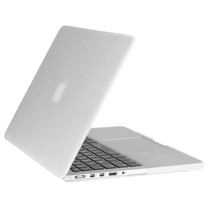 ENKAY for Macbook Pro Retina 15.4 inch (US Version) / A1398 Hat-Prince 3 in 1 Frosted Hard Shell Plastic Protective Case with Keyboard Guard & Port Dust Plug(White) - MacBook Pro Cases by ENKAY | Online Shopping UK | buy2fix