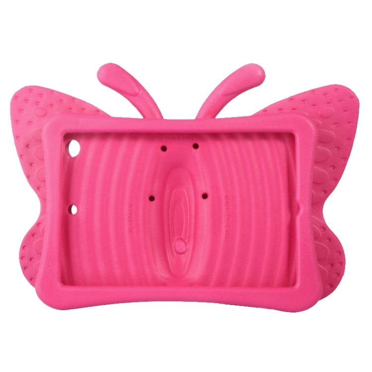 Butterfly EVA Protective Case with Holder for iPad mini 3 / 2 / 1(Magenta) - iPad Mini 3 & 2 & 1 Cases by buy2fix | Online Shopping UK | buy2fix