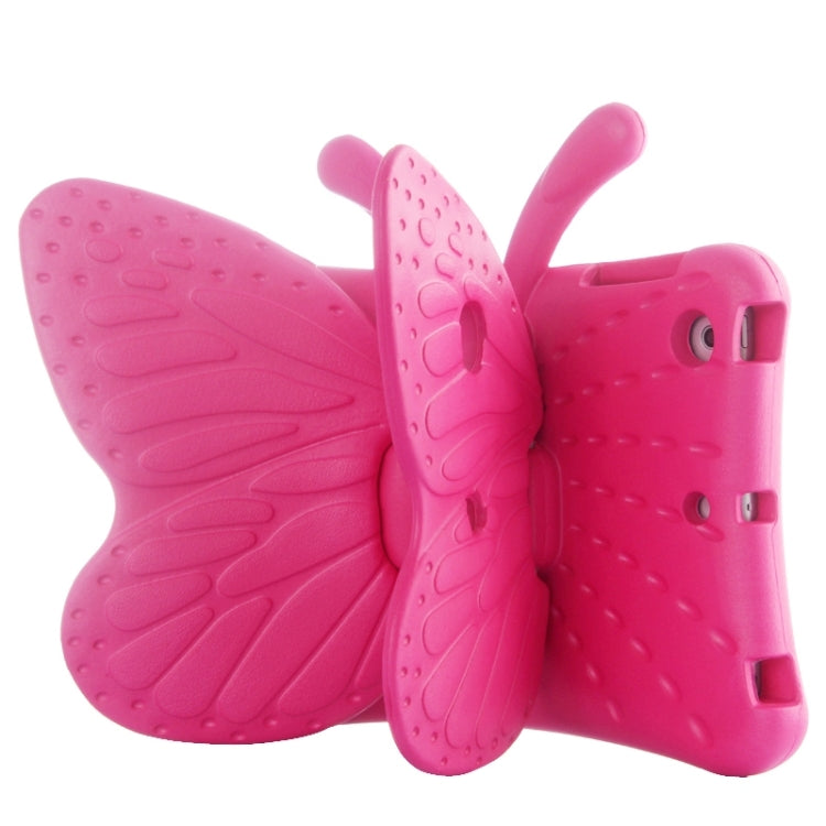 Butterfly EVA Protective Case with Holder for iPad mini 3 / 2 / 1(Magenta) - iPad Mini 3 & 2 & 1 Cases by buy2fix | Online Shopping UK | buy2fix