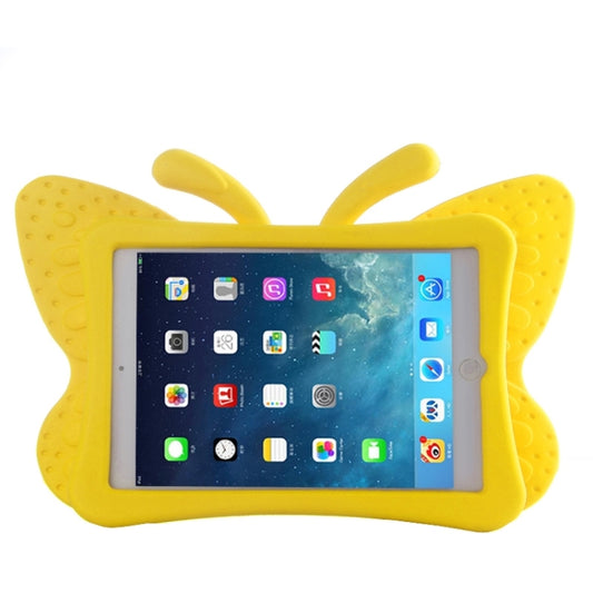 Butterfly EVA Protective Case with Holder for iPad mini 3 / 2 / 1(Yellow) - iPad Mini 3 & 2 & 1 Cases by buy2fix | Online Shopping UK | buy2fix