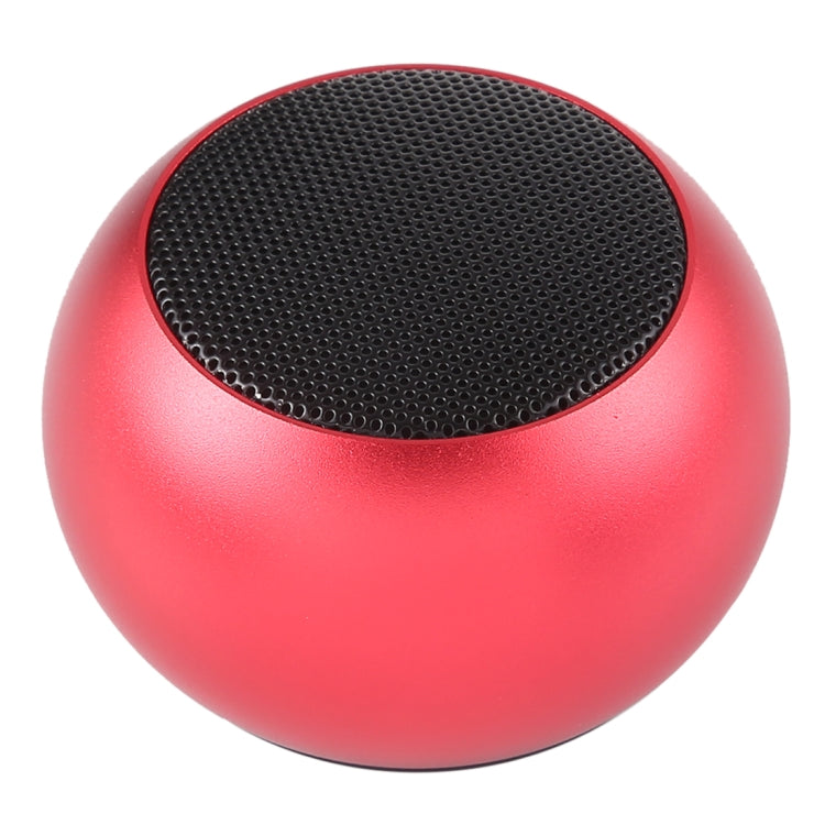 Mini Metal Wireless Bluetooth Speaker,  Hands-free, LED Indicator(Red) - Desktop Speaker by buy2fix | Online Shopping UK | buy2fix
