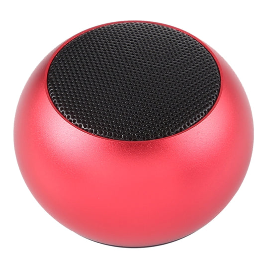 Mini Metal Wireless Bluetooth Speaker,  Hands-free, LED Indicator(Red) - Desktop Speaker by buy2fix | Online Shopping UK | buy2fix